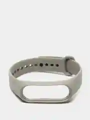 Серый ремешок для фитнес-браслета Xiaomi Mi Band 3, 4, силиконовый