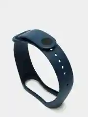 Синий ремешок для фитнес-браслета Xiaomi Mi Band 3, 4, силиконовый