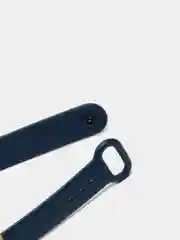 Синий ремешок для фитнес-браслета Xiaomi Mi Band 3, 4, силиконовый