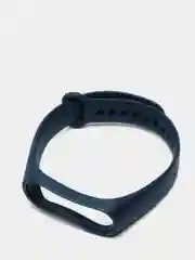 Синий ремешок для фитнес-браслета Xiaomi Mi Band 3, 4, силиконовый