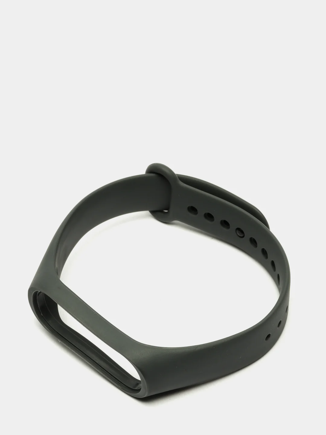 Тёмно-серый ремешок для фитнес-браслета Xiaomi Mi Band 3, 4, силиконовый