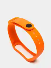 Оранжевый ремешок для фитнес-браслета Xiaomi Mi Band 3, 4, силиконовый