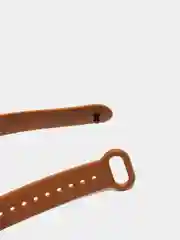 Коричневый ремешок для фитнес-браслета Xiaomi Mi Band 3, 4, силиконовый