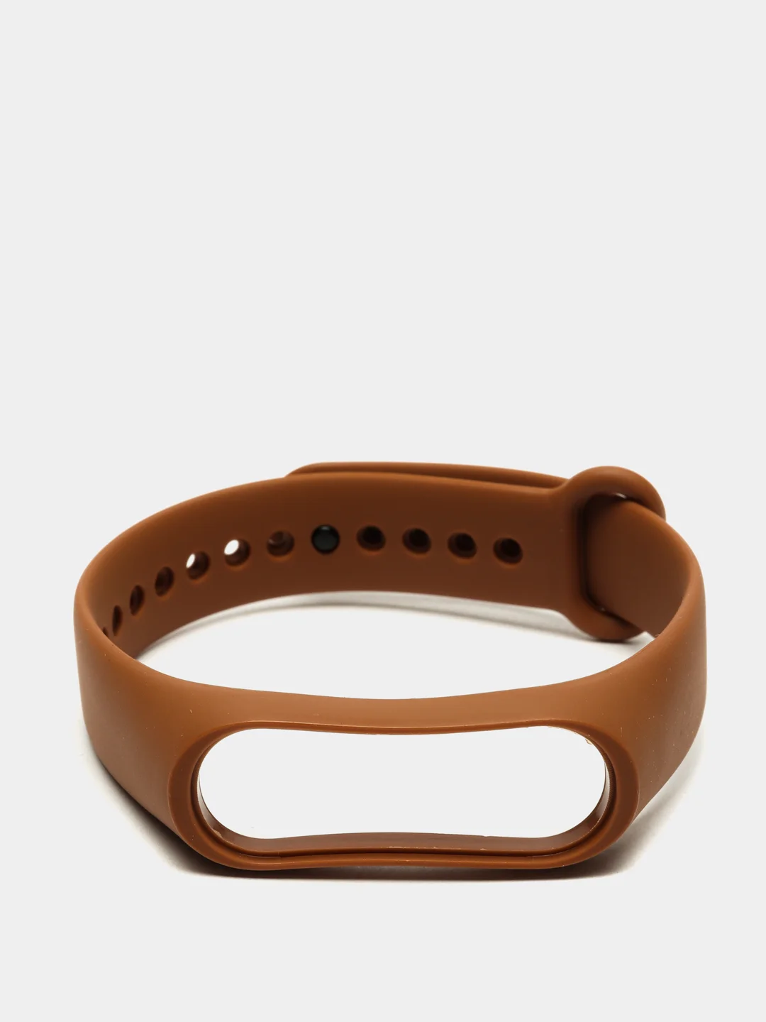 Коричневый ремешок для фитнес-браслета Xiaomi Mi Band 3, 4, силиконовый
