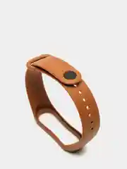 Коричневый ремешок для фитнес-браслета Xiaomi Mi Band 3, 4, силиконовый
