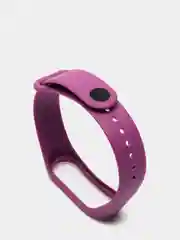 Фиолетовый ремешок для фитнес-браслета Xiaomi Mi Band 3, 4, силиконовый
