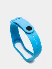 Голубой ремешок для фитнес-браслета Xiaomi Mi Band 3, 4, силиконовый