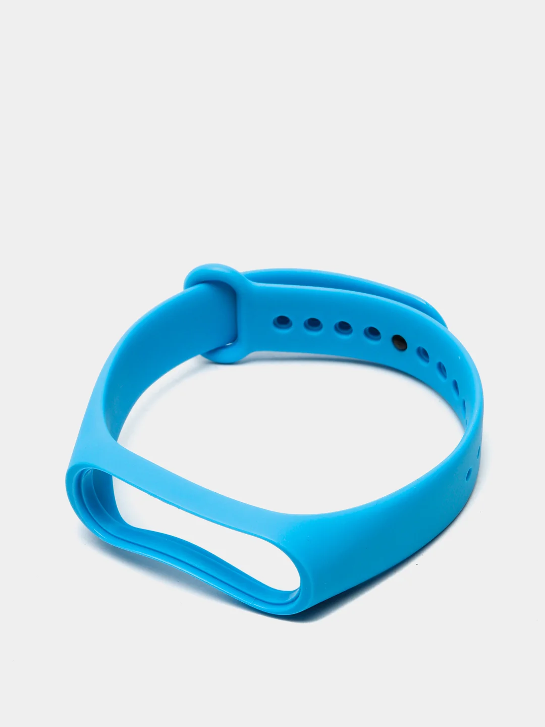 Голубой ремешок для фитнес-браслета Xiaomi Mi Band 3, 4, силиконовый