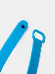 Голубой ремешок для фитнес-браслета Xiaomi Mi Band 3, 4, силиконовый