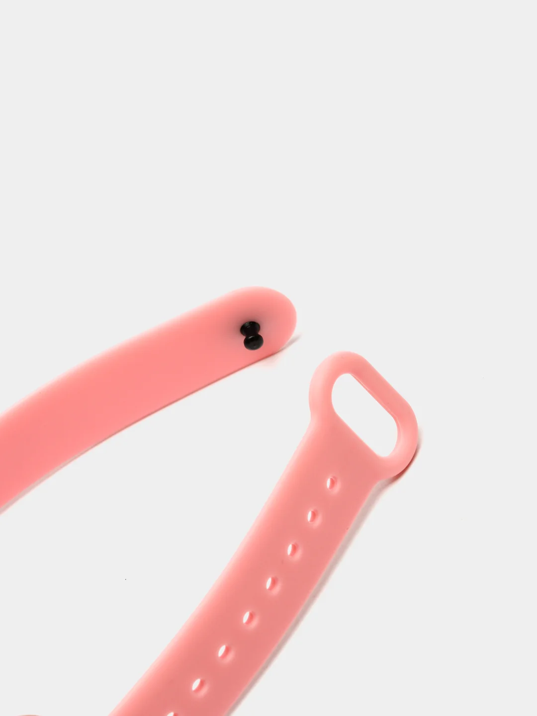 Розовый ремешок для фитнес-браслета Xiaomi Mi Band 3, 4, силиконовый