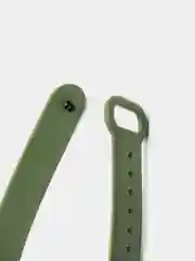 Тёмно-зелёный ремешок для фитнес-браслета Xiaomi Mi Band 3, 4, силиконовый