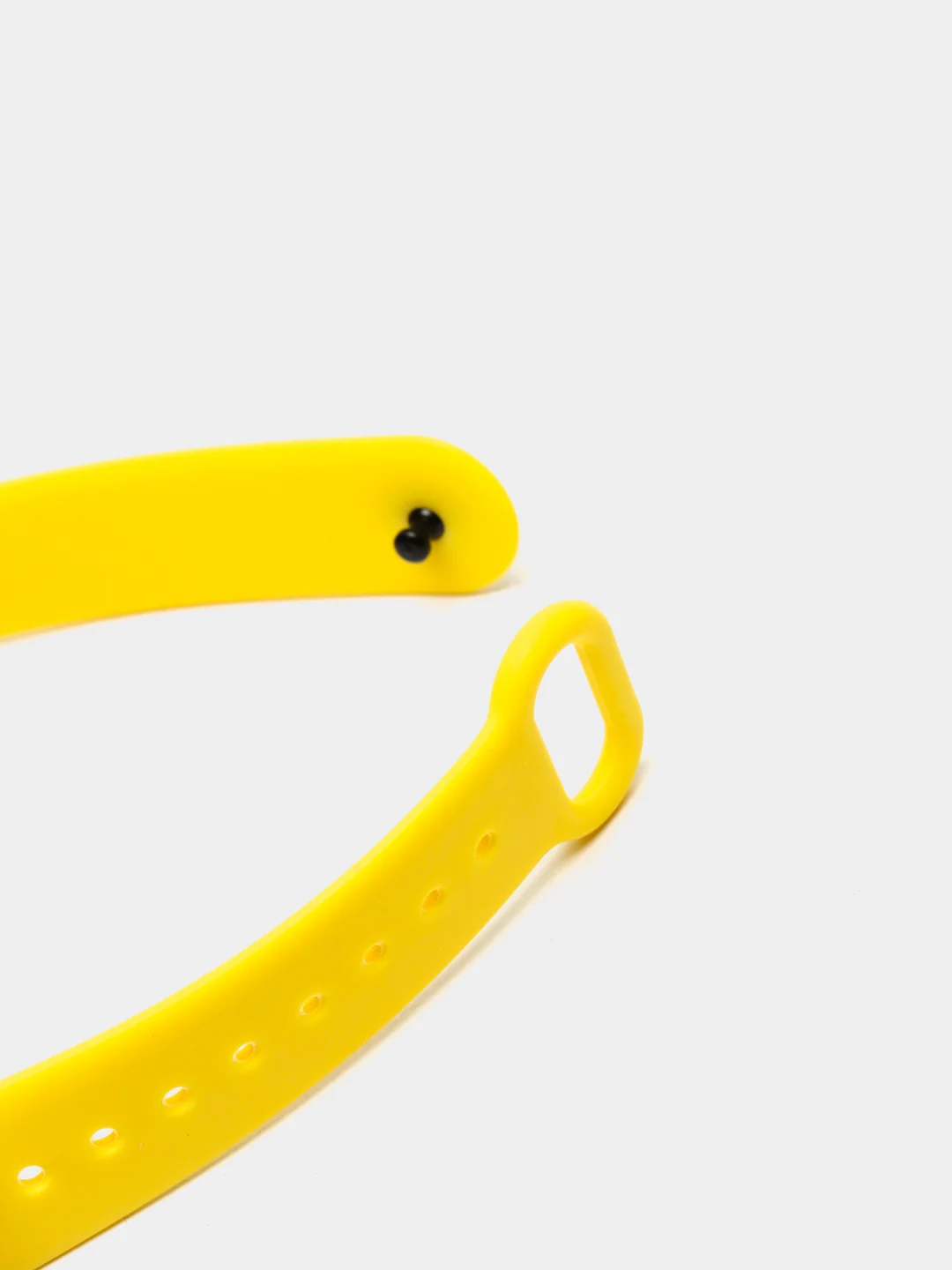 Желтый ремешок для фитнес-браслета Xiaomi Mi Band 3, 4, силиконовый