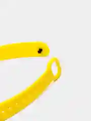 Желтый ремешок для фитнес-браслета Xiaomi Mi Band 3, 4, силиконовый