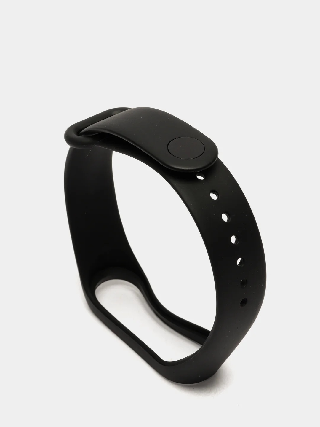 Черный ремешок для фитнес-браслета Xiaomi Mi Band 3, 4, силиконовый