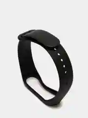 Черный ремешок для фитнес-браслета Xiaomi Mi Band 3, 4, силиконовый