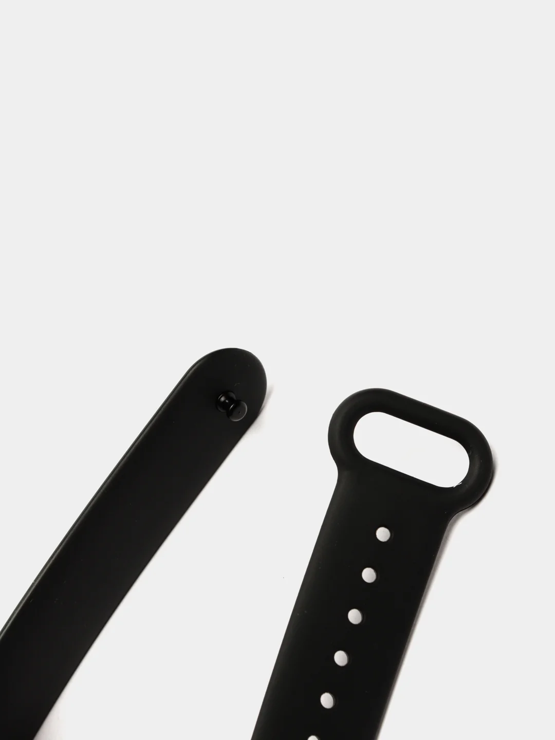Черный ремешок для фитнес-браслета Xiaomi Mi Band 3, 4, силиконовый