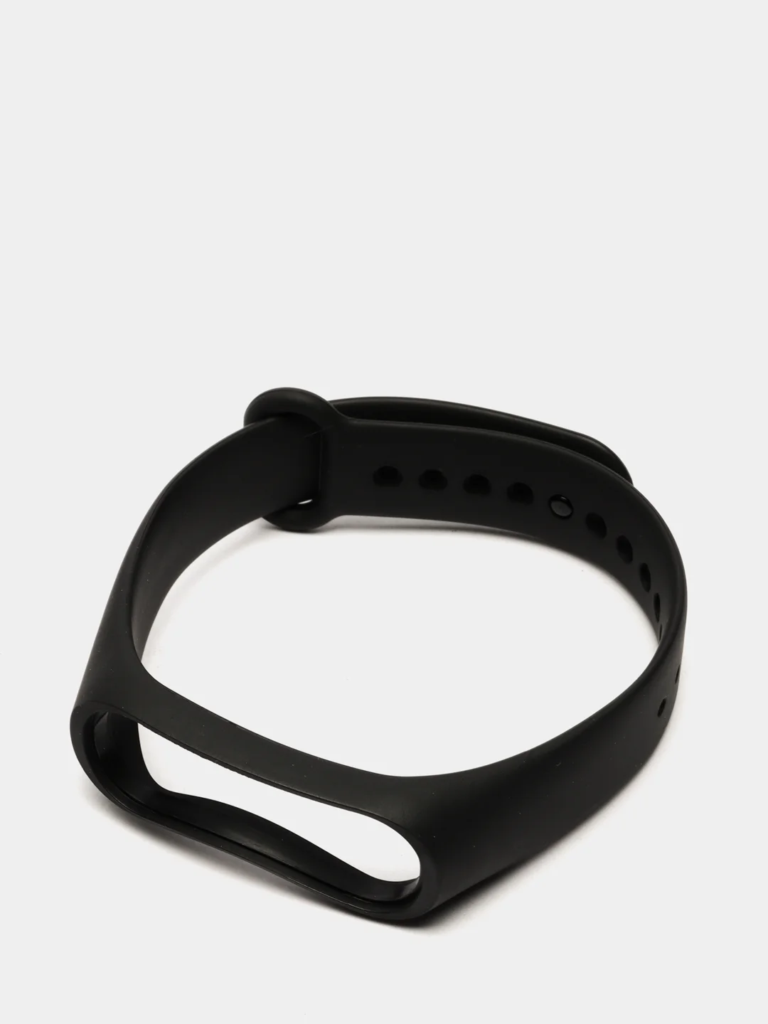 Черный ремешок для фитнес-браслета Xiaomi Mi Band 3, 4, силиконовый
