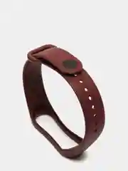 Багровый ремешок для фитнес-браслета Xiaomi Mi Band 3, 4, силиконовый