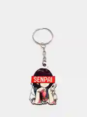 Брелок деревянный "Senpai"