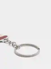 Брелок металлический "Кофе", плоский, двусторонний, 45*30 мм