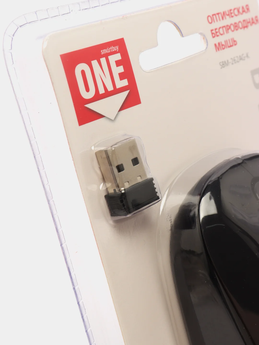 Черный мышь Smartbuy ONE 262AG, беззвучная, беспроводная
