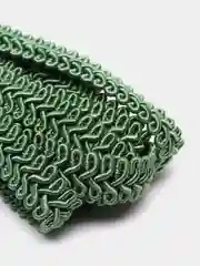 Зеленый тесьма декоротивная