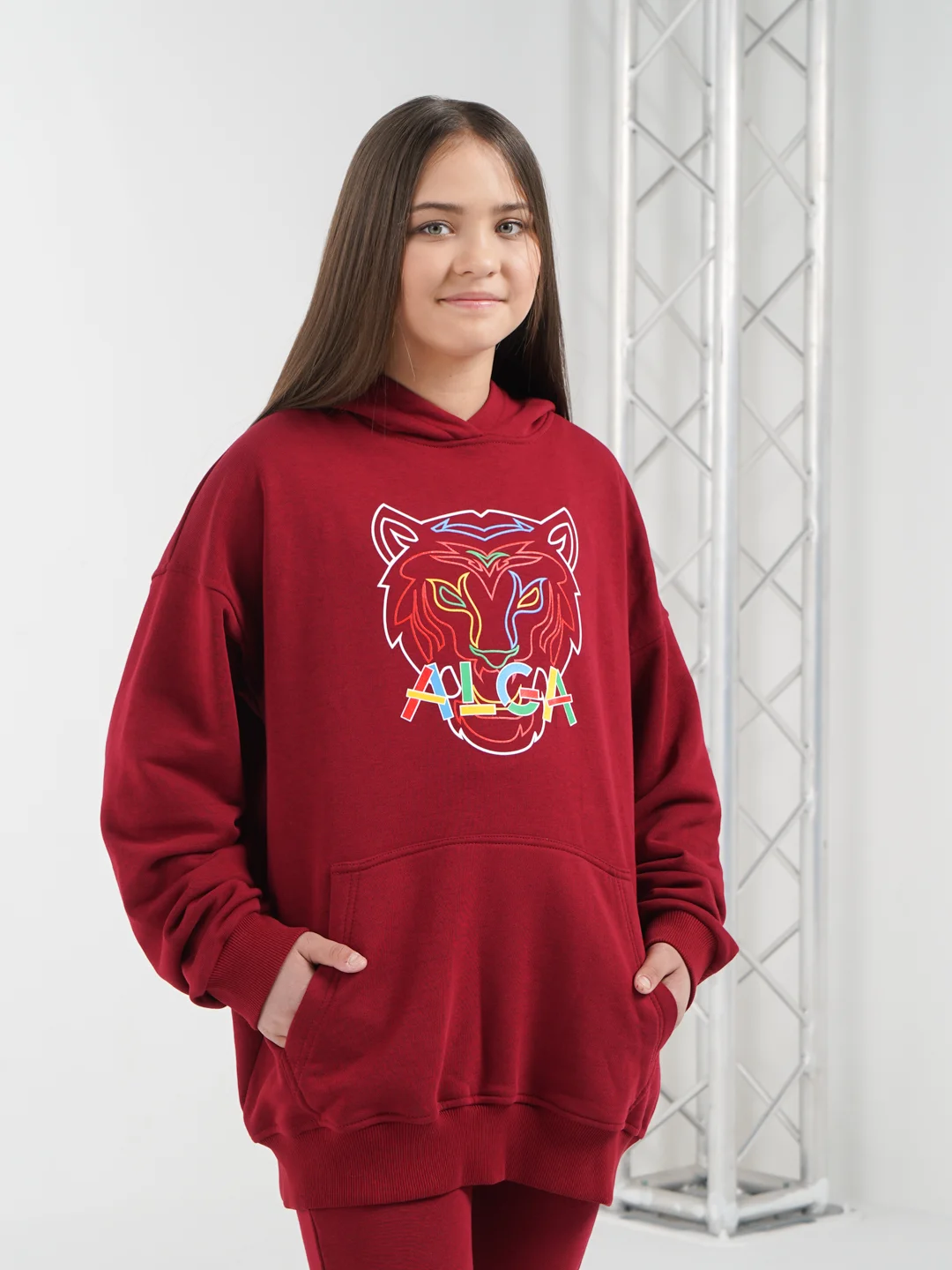 Красный спортивный детский костюм ALGA