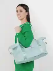 Мятный сумка дорожная складная, с увеличивающимся дном