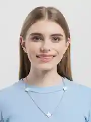 Белый цепочка с кулоном клевер в серебряном цвете, колье женское четырехлистник