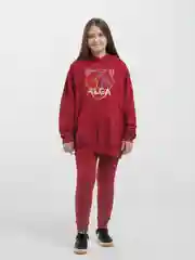 Красный спортивный детский костюм ALGA