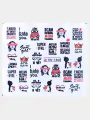 Аметистовый наклейки для дизайна ногтей, слайдеры для маникюра и педикюра, водные наклейки для ногтей