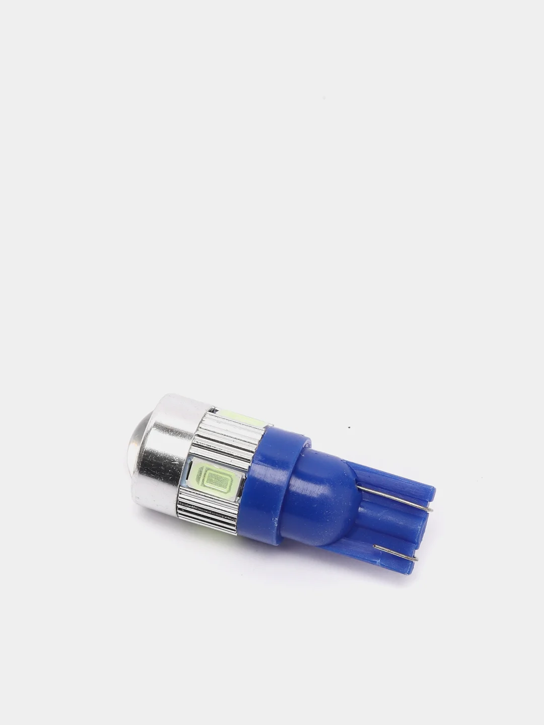 Синий светодиодная лампа T10 W5W, синяя, белая, желтая, зеленая