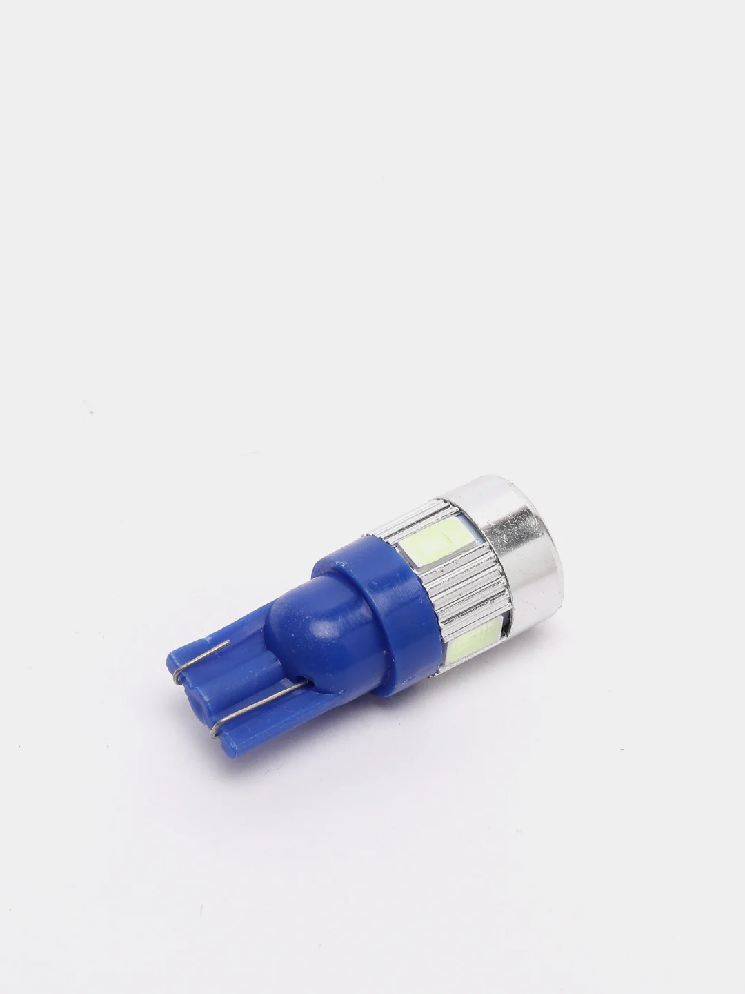 Синий светодиодная лампа T10 W5W, синяя, белая, желтая, зеленая