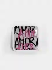 Бирюзовый 3d-наклейка на телефон "АУФ, амор, amor, я девочка"