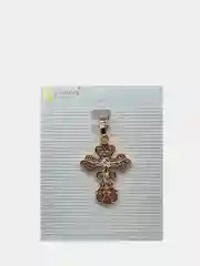 Бордовый крест на шею