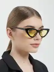 Желтый солнцезащитные очки MIRSEE, в форме "Кошачий глаз"