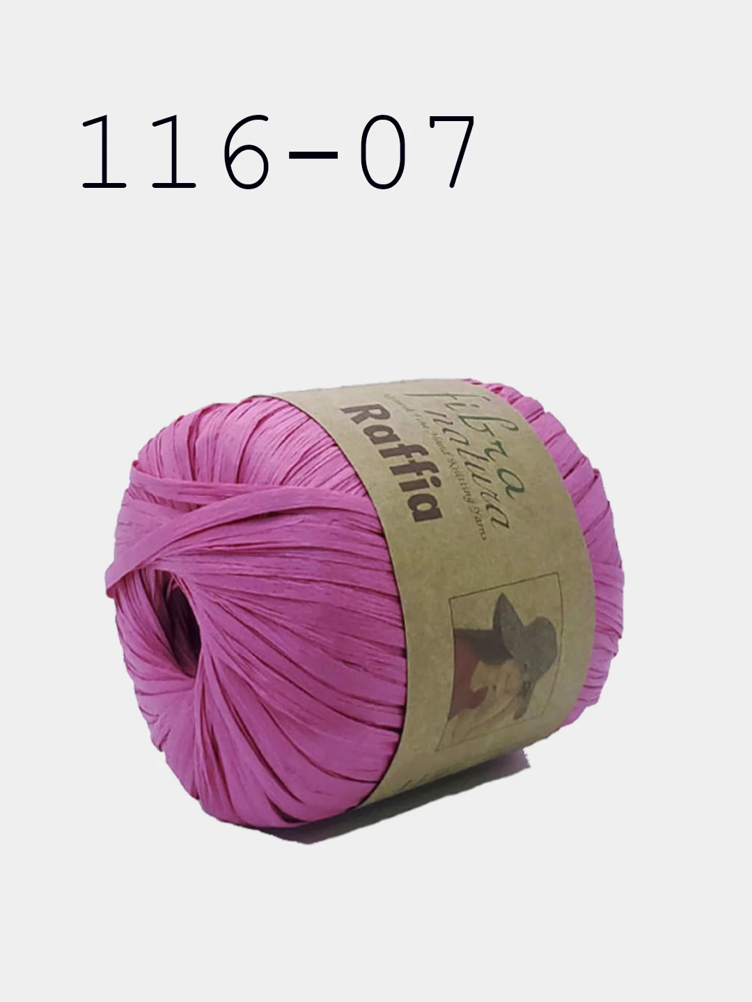 Пряжа Fibranatura Raffia 100% Вискоза 40г 90м Рафия