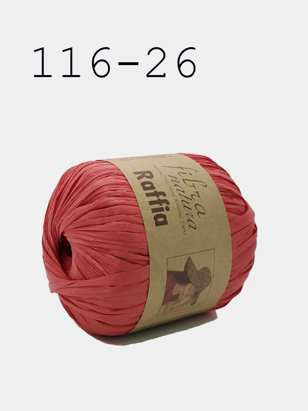 Пряжа Fibranatura Raffia 100% Вискоза 40г 90м Рафия