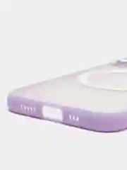 Фиолетовый case, чехол MagSafe c защитой камеры на IPhone 12, 12 Pro
