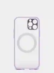 Фиолетовый case, чехол MagSafe c защитой камеры на IPhone 12, 12 Pro