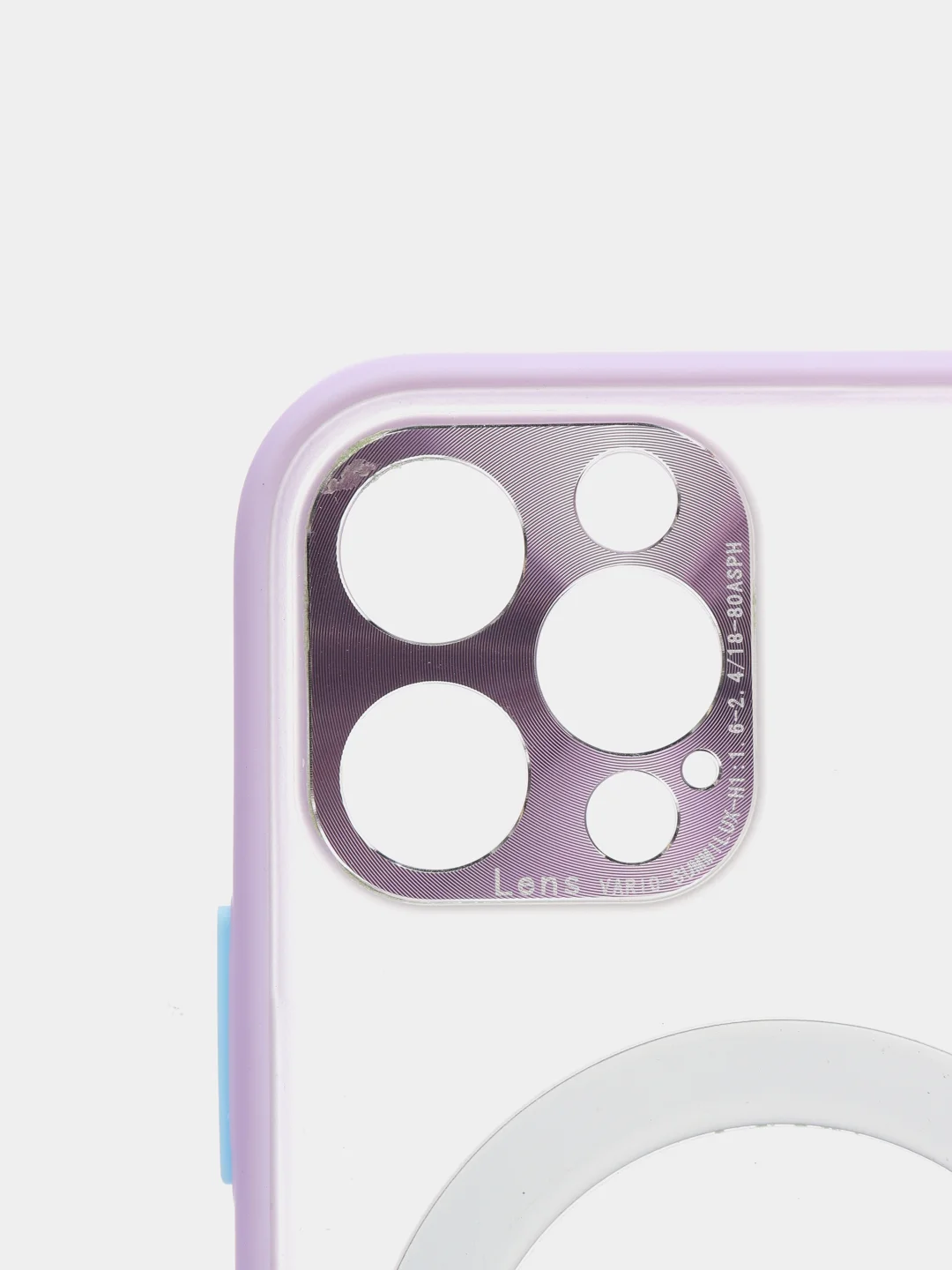 Фиолетовый case, чехол MagSafe c защитой камеры на IPhone 12, 12 Pro