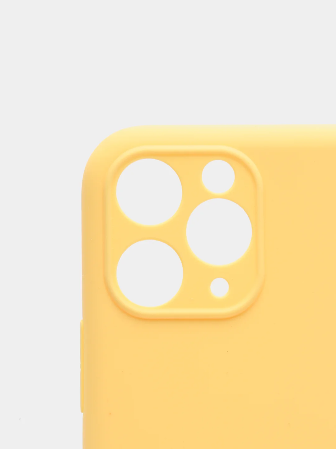 Желтый чехол iPhone 11 Pro Max Silicon case