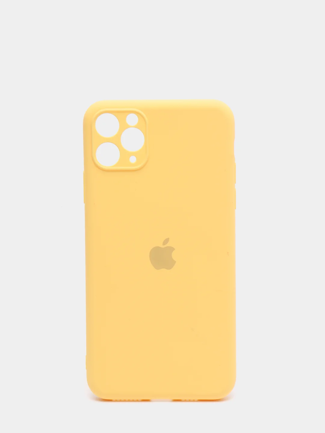 Желтый чехол iPhone 11 Pro Max Silicon case