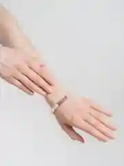 Браслет, под жемчуг и хрусталь