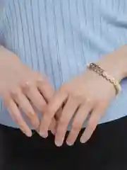 Браслет, под жемчуг и хрусталь