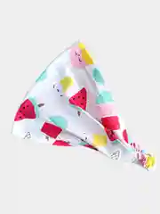 Белый косынка для девочки /косынка бандана /детская косынка /повязка на голову