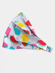 Серый меланж косынка для девочки /косынка бандана /детская косынка /повязка на голову