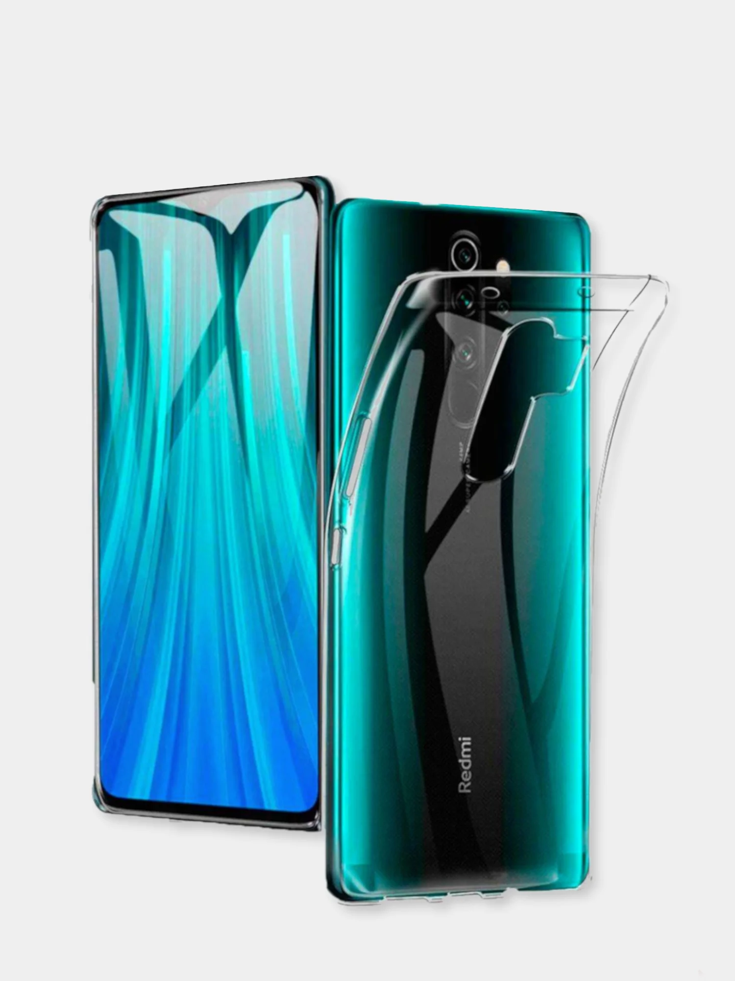 Чехол Xiaomi Redmi Note 8 Pro, Сяоми Редми Нот 8 Про, прозрачный силиконовый