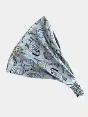 Серебряный косынка для девочки /косынка бандана /детская косынка /повязка на голову