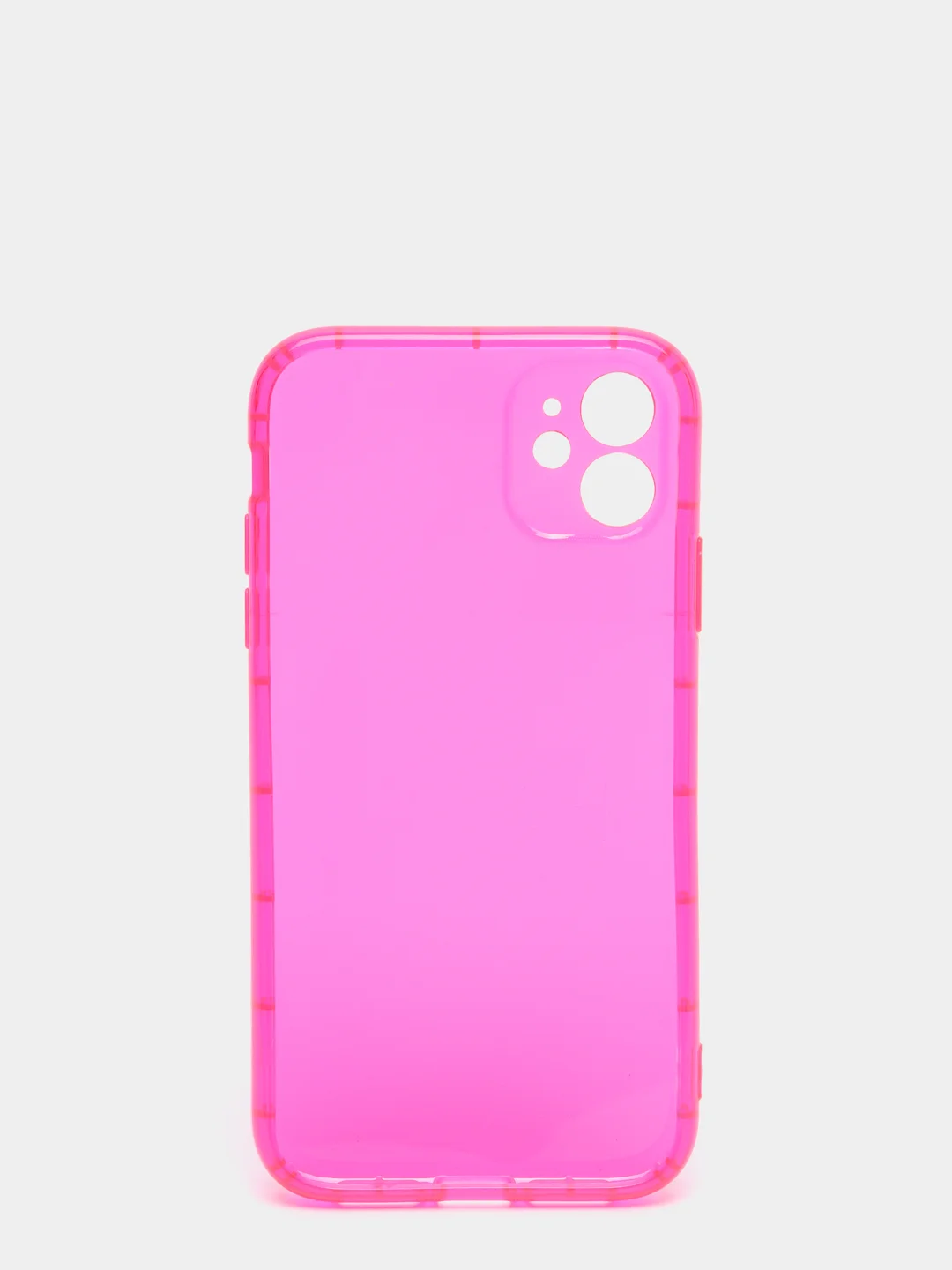 Розовый чехол силиконовый iPhone 11/12/12pro/12mini/13/13pro/13/mini/13pro max, с защитой камеры